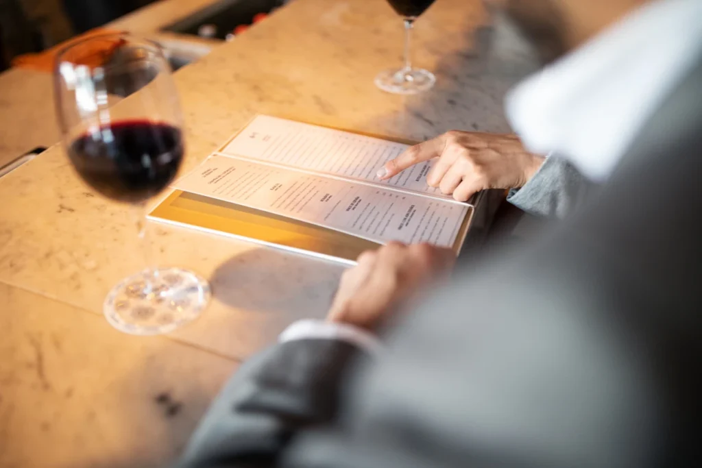 Agence M Com Marseille Le Zip Restaurant Combloux carte restaurant