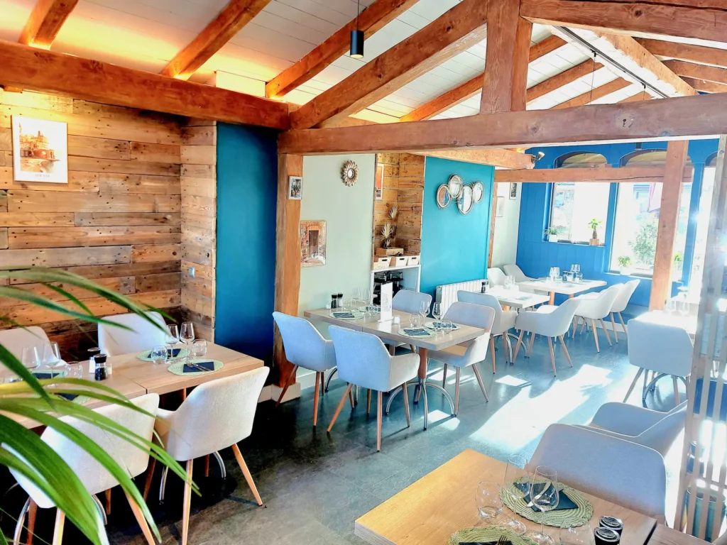 Agence M Com Marseille Le Zip Restaurant Combloux interieur restaurant